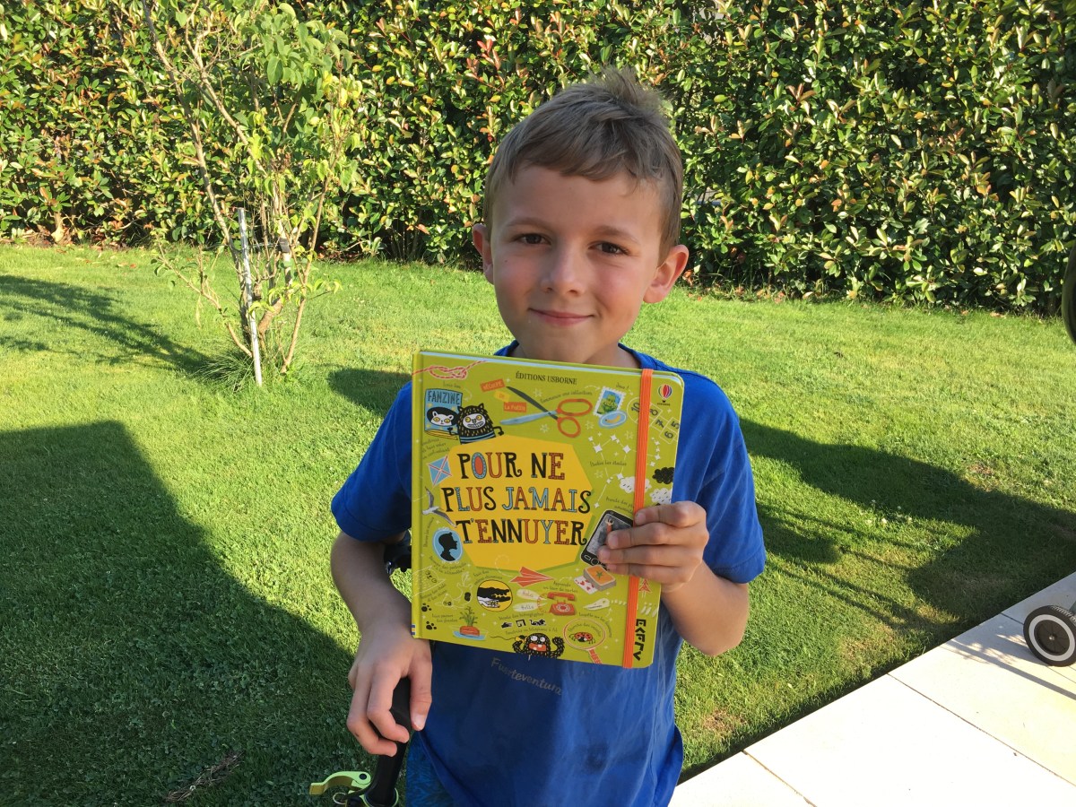 Maël ne s&rsquo;ennuiera plus jamais grâce à&nbsp;Usborne!